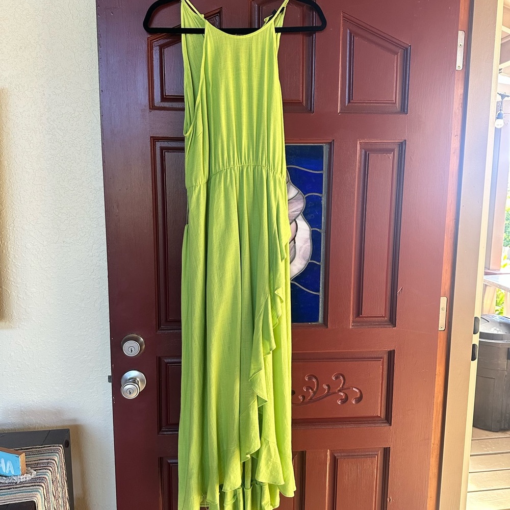 Gorgeous green linen dress boutique purchased